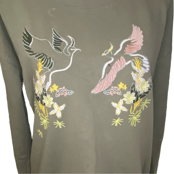 CG Sport Green Embroidered Graphic Crewneck Sweatshirt‎ Sz M - Picture 2 of 7